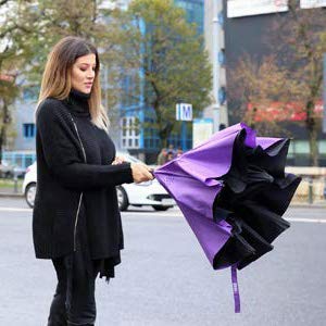Ombrello Inverso Antivento – Chiusura Inversa Anti-Goccia