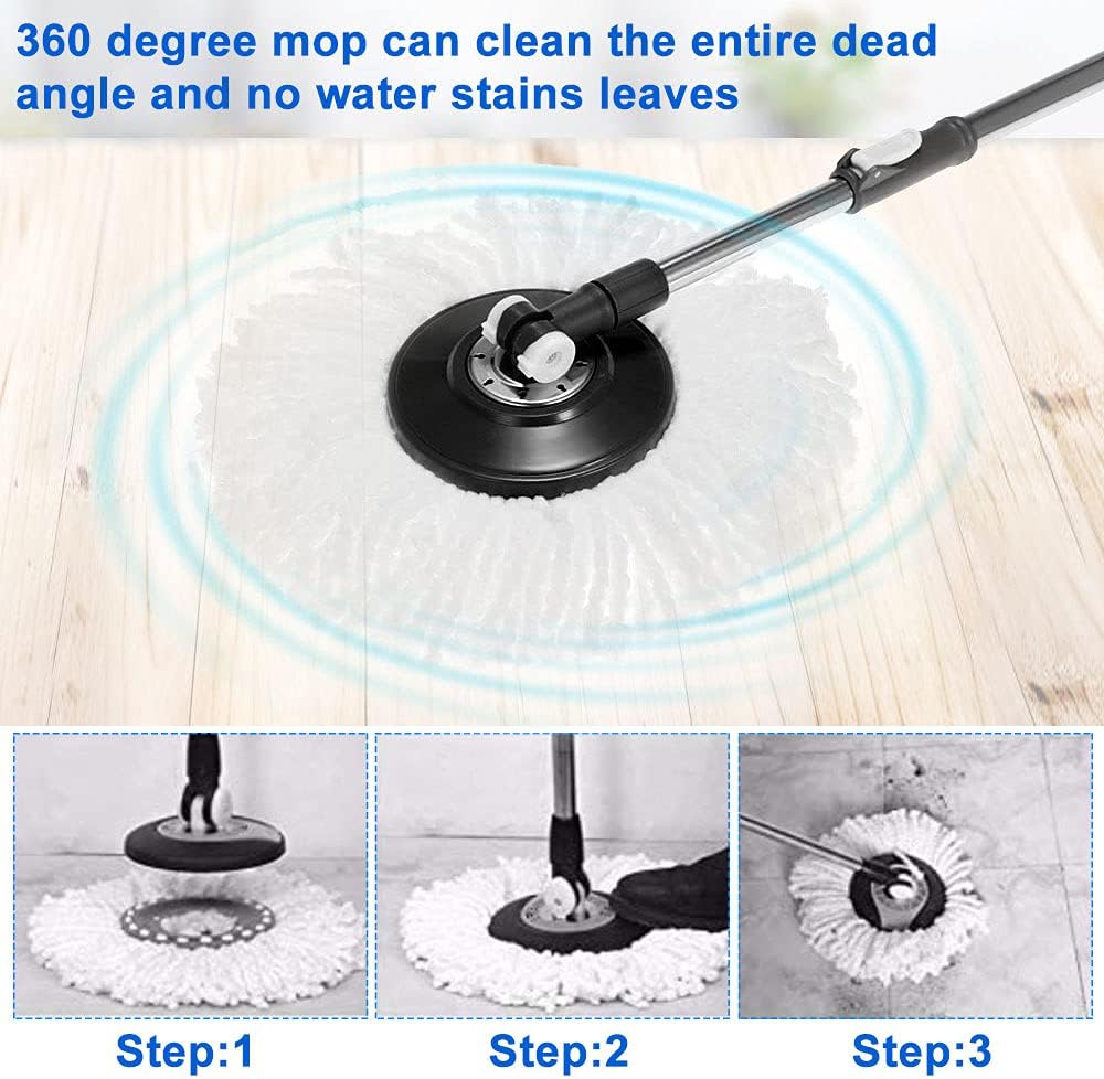 Ricambio Spin Mop – Strofinaccio con Aggancio/Sgancio Rapido