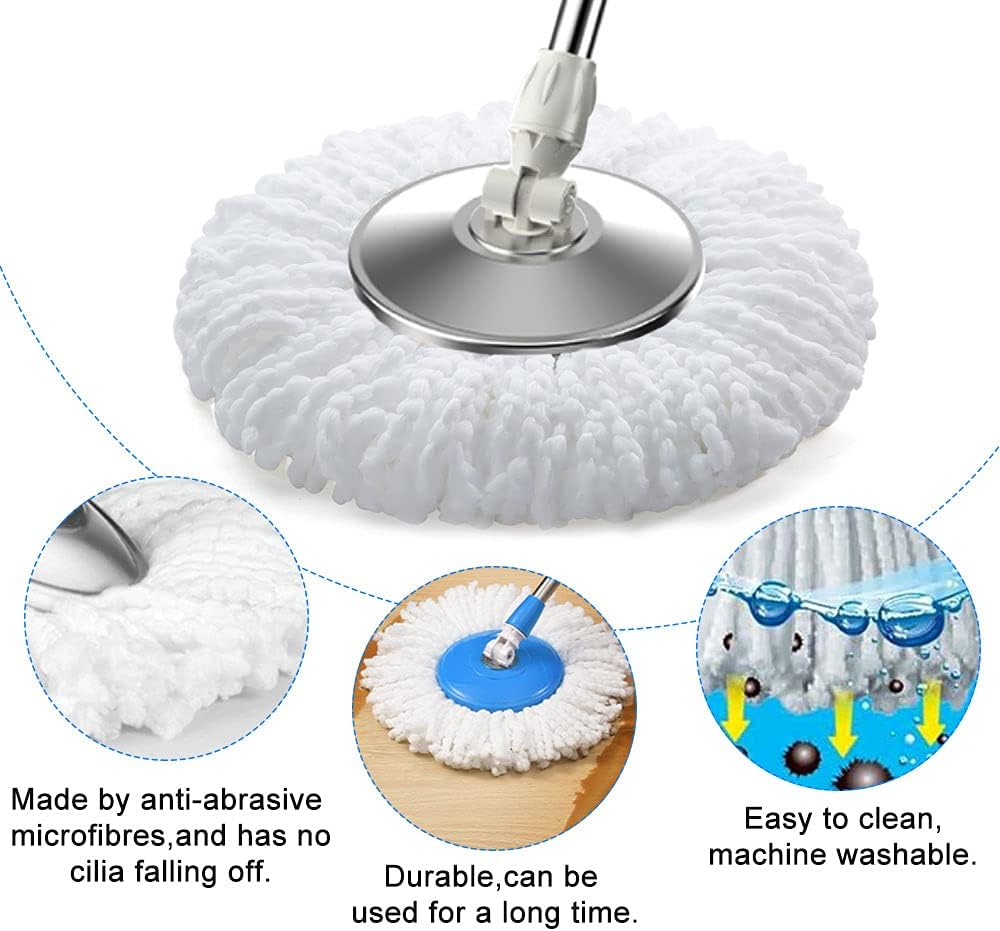 Ricambio Spin Mop – Strofinaccio con Aggancio/Sgancio Rapido