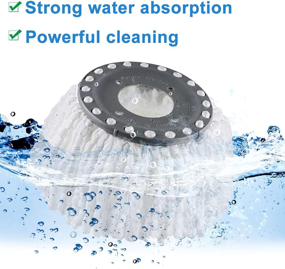 Ricambio Spin Mop – Strofinaccio con Aggancio/Sgancio Rapido