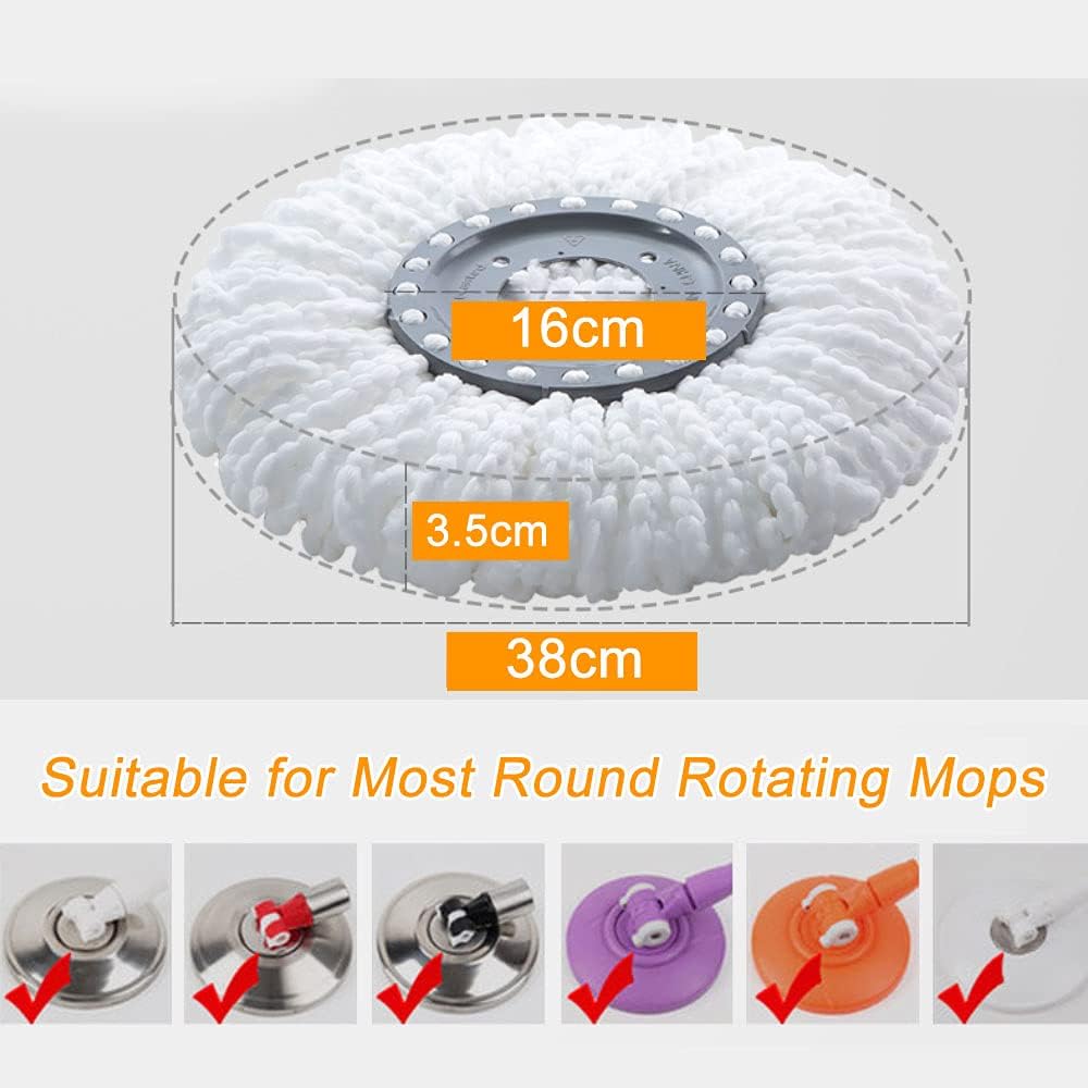 Ricambio Spin Mop – Strofinaccio con Aggancio/Sgancio Rapido