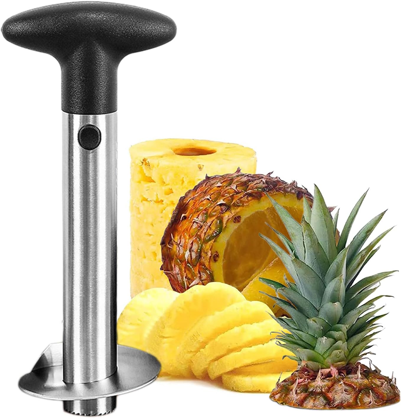 Affetta Ananas in Acciaio Inox – Taglia Sbuccia e Affetta