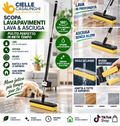 Scopa Lampoasciuga con Ricambio – Lavapavimenti Manuale