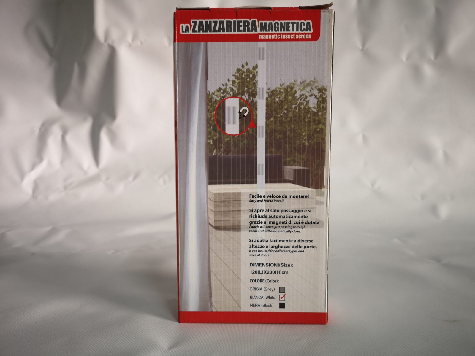 TENDA ZANZARIERA MAGNETICA 2 MISURE