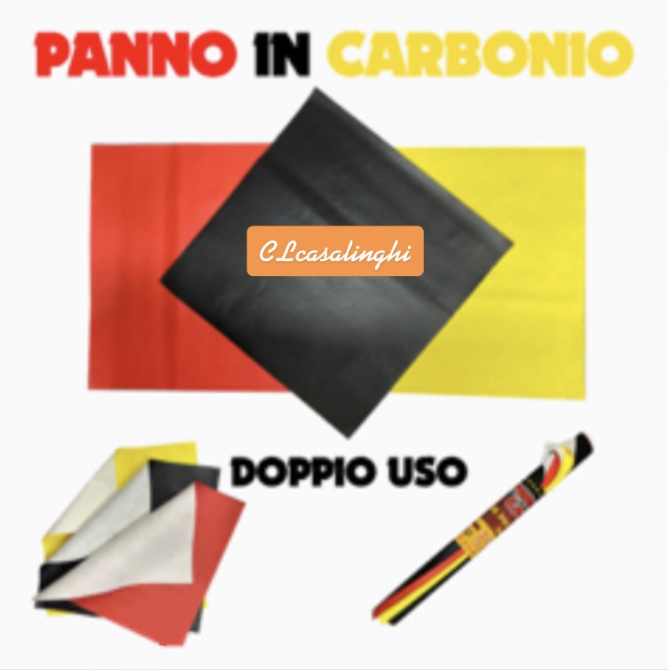 PANNO IN CARBONIO - kit 3 panni