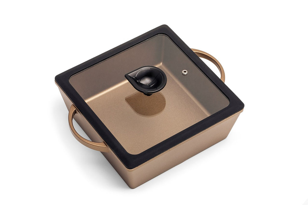 Tegame Quadrato linea Gold 25x25