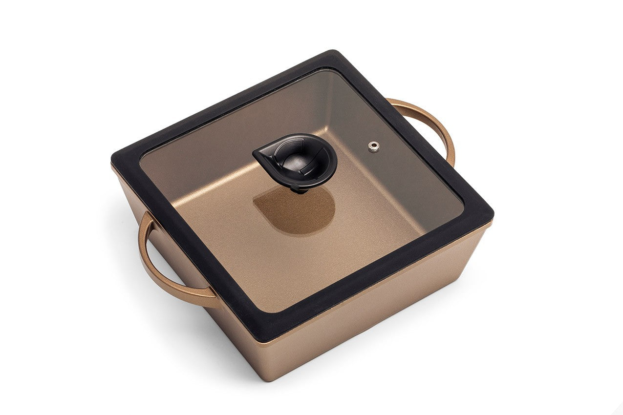 Tegame Quadrato linea Gold 25x25