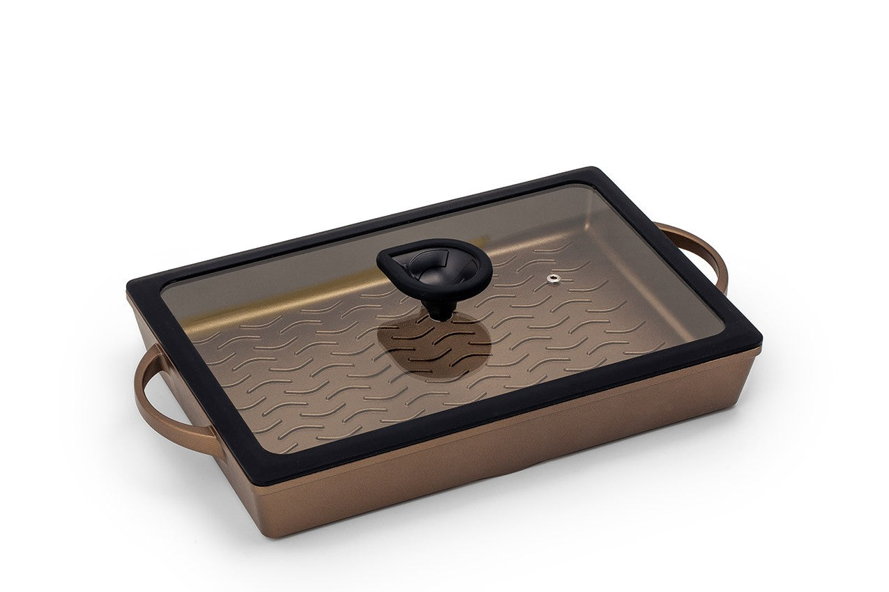 Tegame Rettangolare linea Gold 25x35