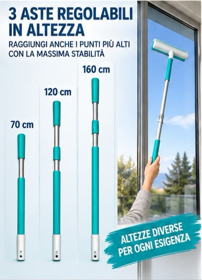 Lavavetro Aqua Clean – Pulizia Vetri e Superfici