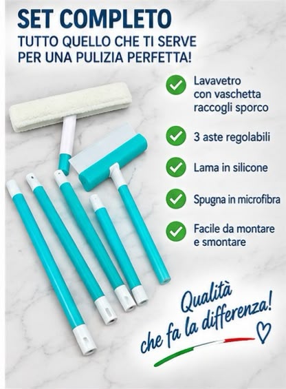 Lavavetro Aqua Clean – Pulizia Vetri e Superfici