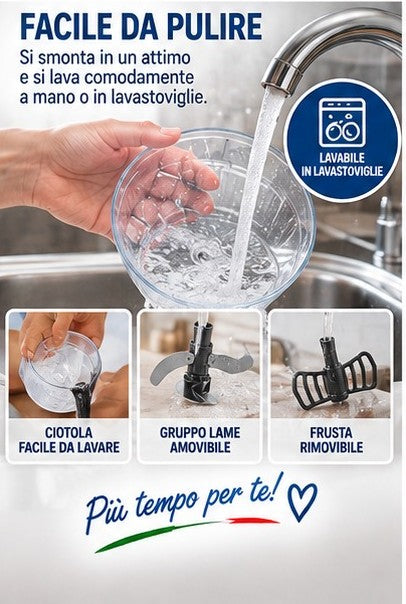 Robottino Tritatutto Push&Twist – Set Grande e Piccolo