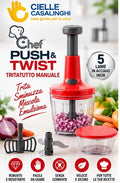 Robottino Tritatutto Push&Twist – Set Grande e Piccolo